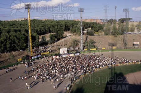 Maratón Popular de aeróbic en el polideportivo Municipal de La Elipa (Madrid). 1996
