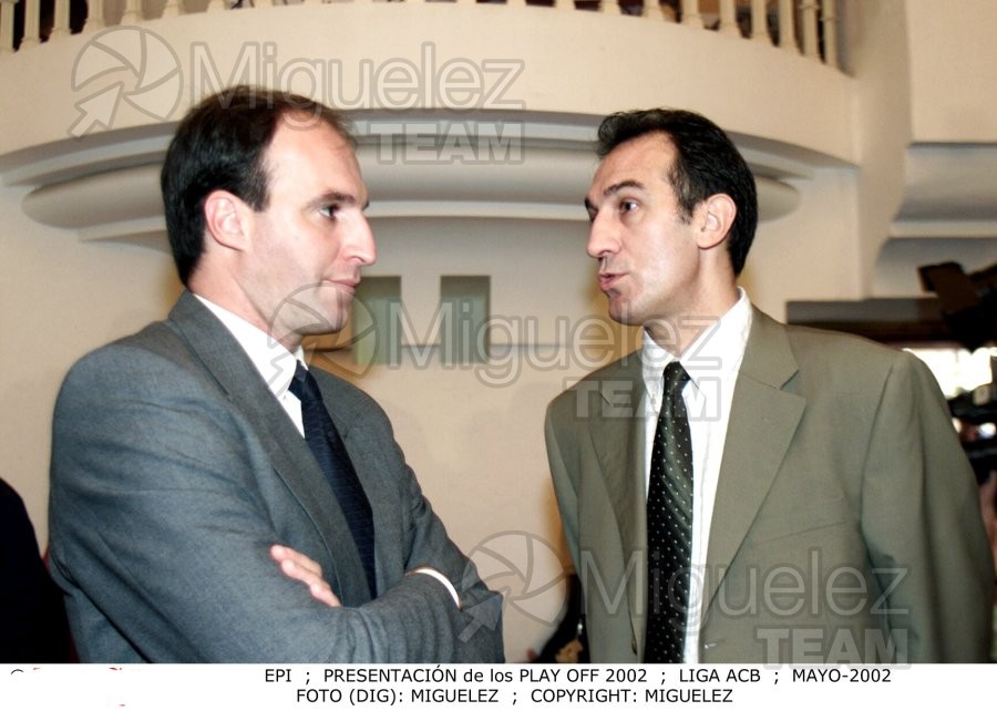 Presentacion Play Off de la Liga ACB de Baloncesto (Madrid) 2002.