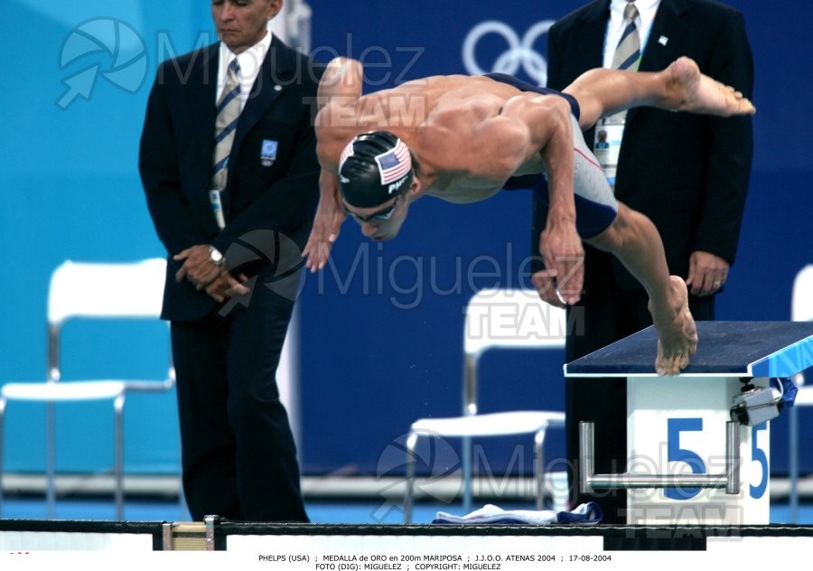 Juegos Olímpicos de verano en Atenas 2004. Natacion. 