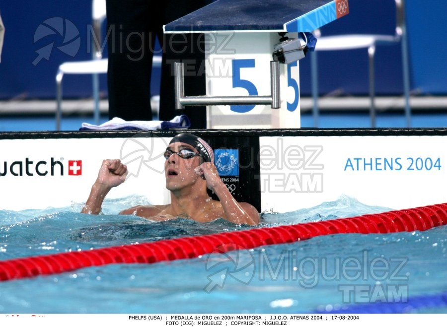 Juegos Olímpicos de verano en Atenas 2004. Natacion. 