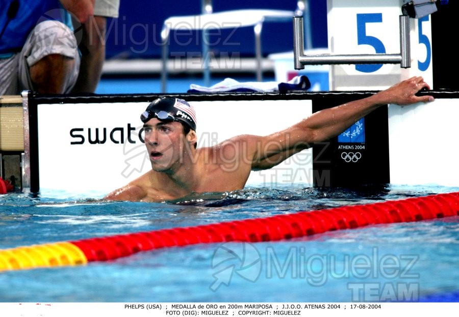 Juegos Olímpicos de verano en Atenas 2004. Natacion. 