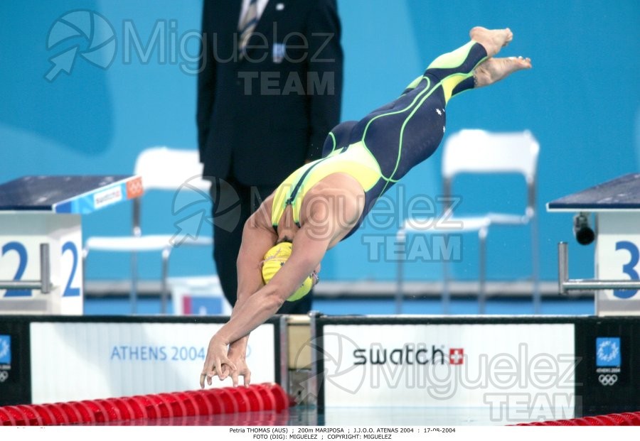 Juegos Olímpicos de verano en Atenas 2004. Natacion. 