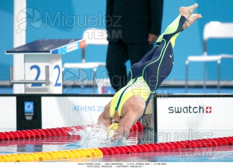 Juegos Olímpicos de verano en Atenas 2004. Natacion. 