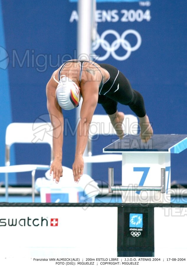 Juegos Olímpicos de verano en Atenas 2004. Natacion. 