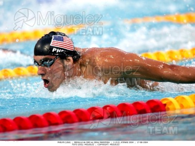 Juegos Olímpicos de verano en Atenas 2004. Natacion. 