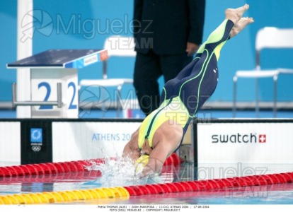 Juegos Olímpicos de verano en Atenas 2004. Natacion. 